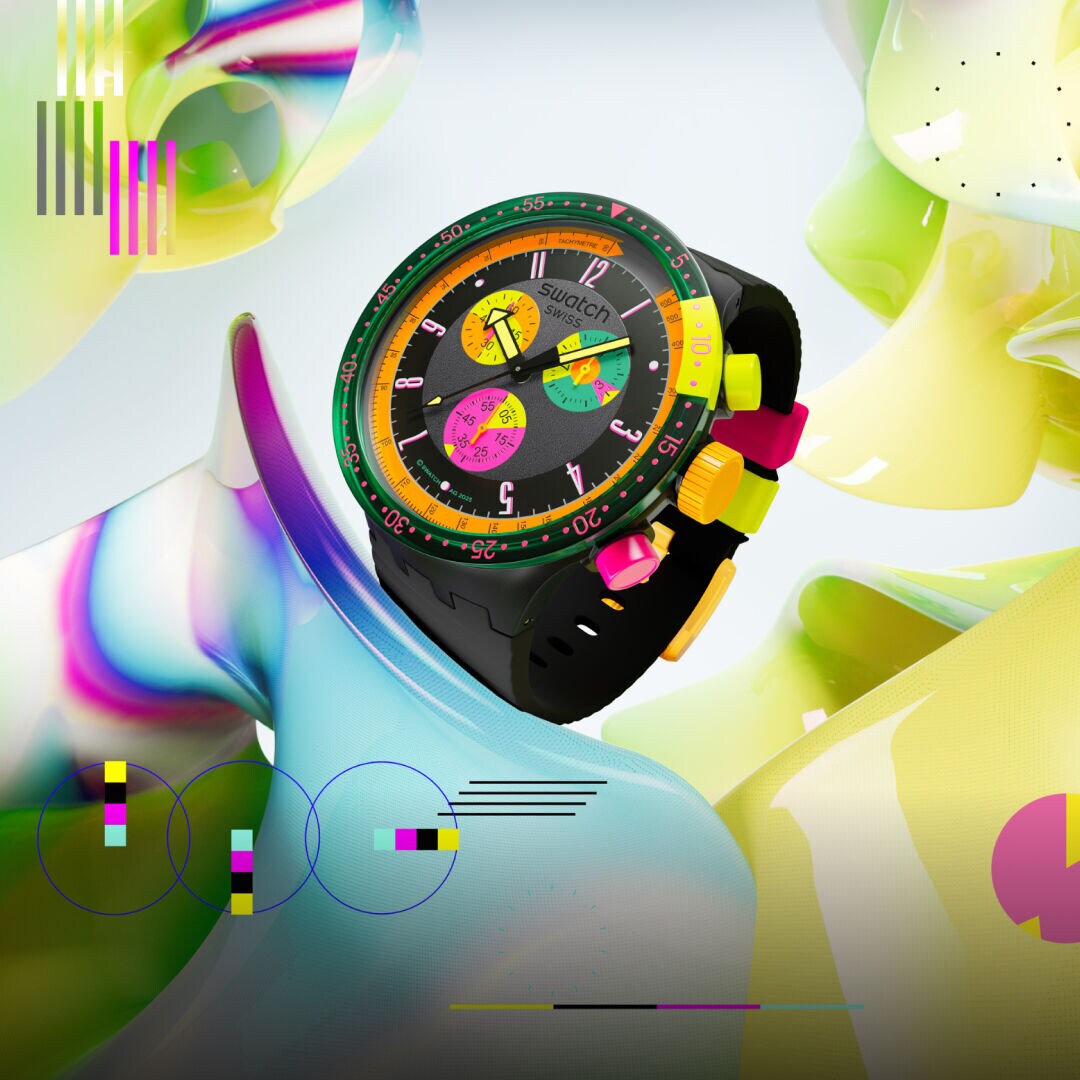 SWATCH NEON SEPPIA
