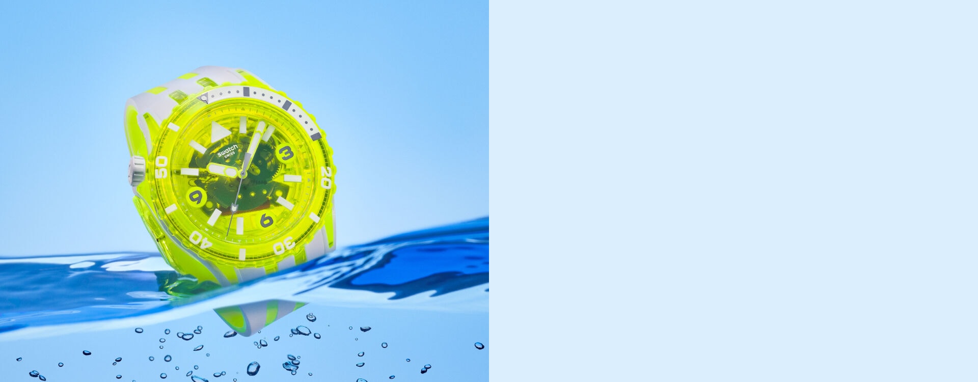 SWATCH SCUBAQUA - EGG YOLK SSCU09J100