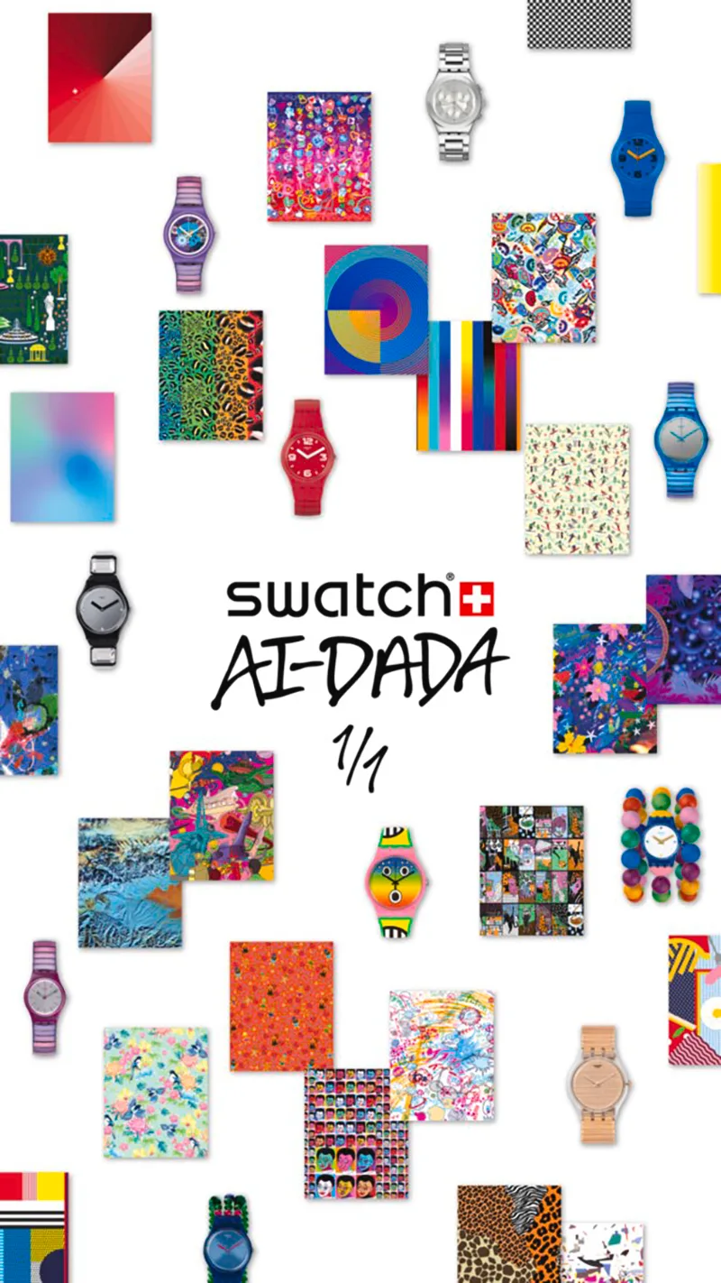 Swatch reimagines creativity through AI: Introducing AI‑DADA, where every watch created is truly unique